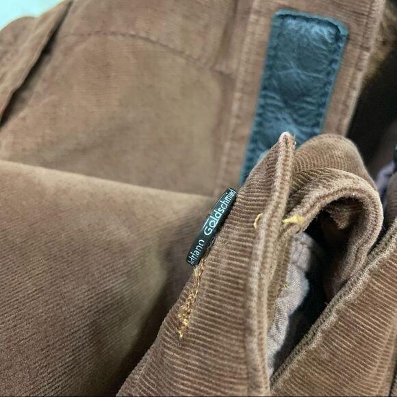 AG Adriano Goldschmied Caden Corduroy Trouser in Dark Walnut - Picture 8 of 13